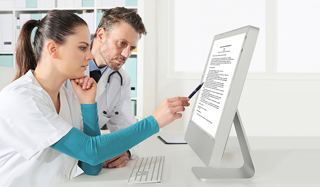 Doctors use the computer concept of medical consulting